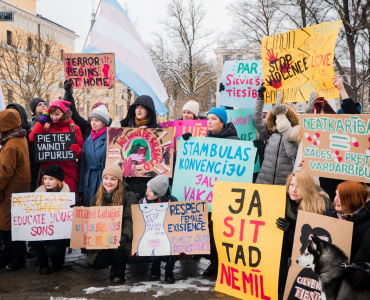 8. martā notika Sieviešu Solidaritātes Gājiens